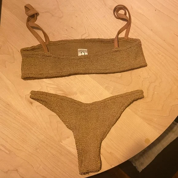 Hunza G Gigi Bikini Metallic Bronze
